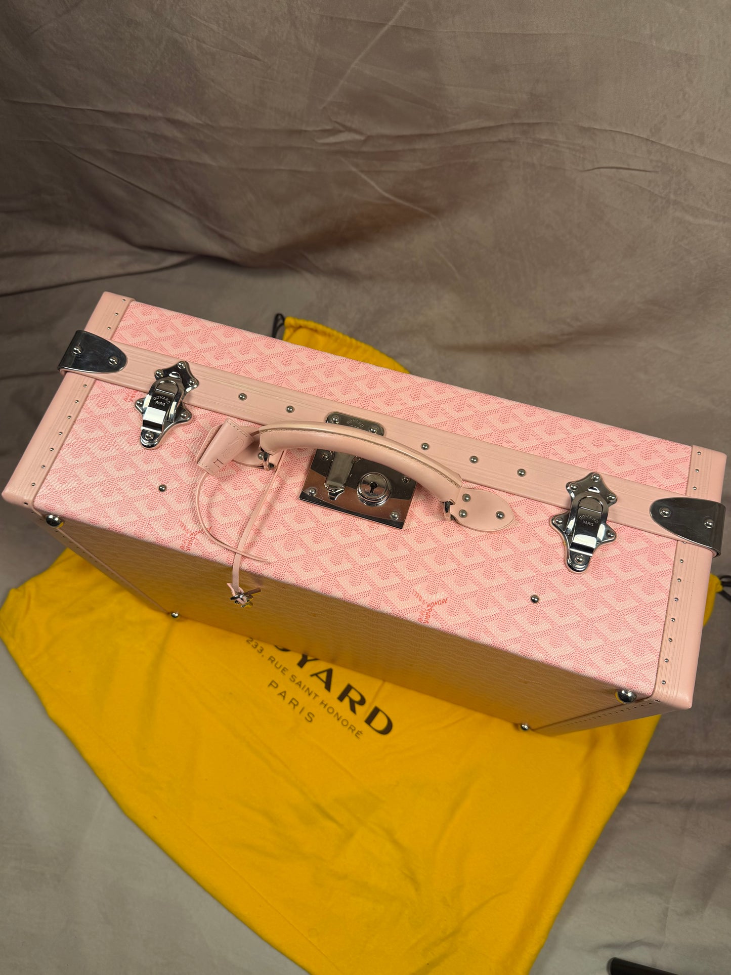 Goyard Special Order VIC Grand Hotel 50 Trunk Bag Sakura Pink (2008)