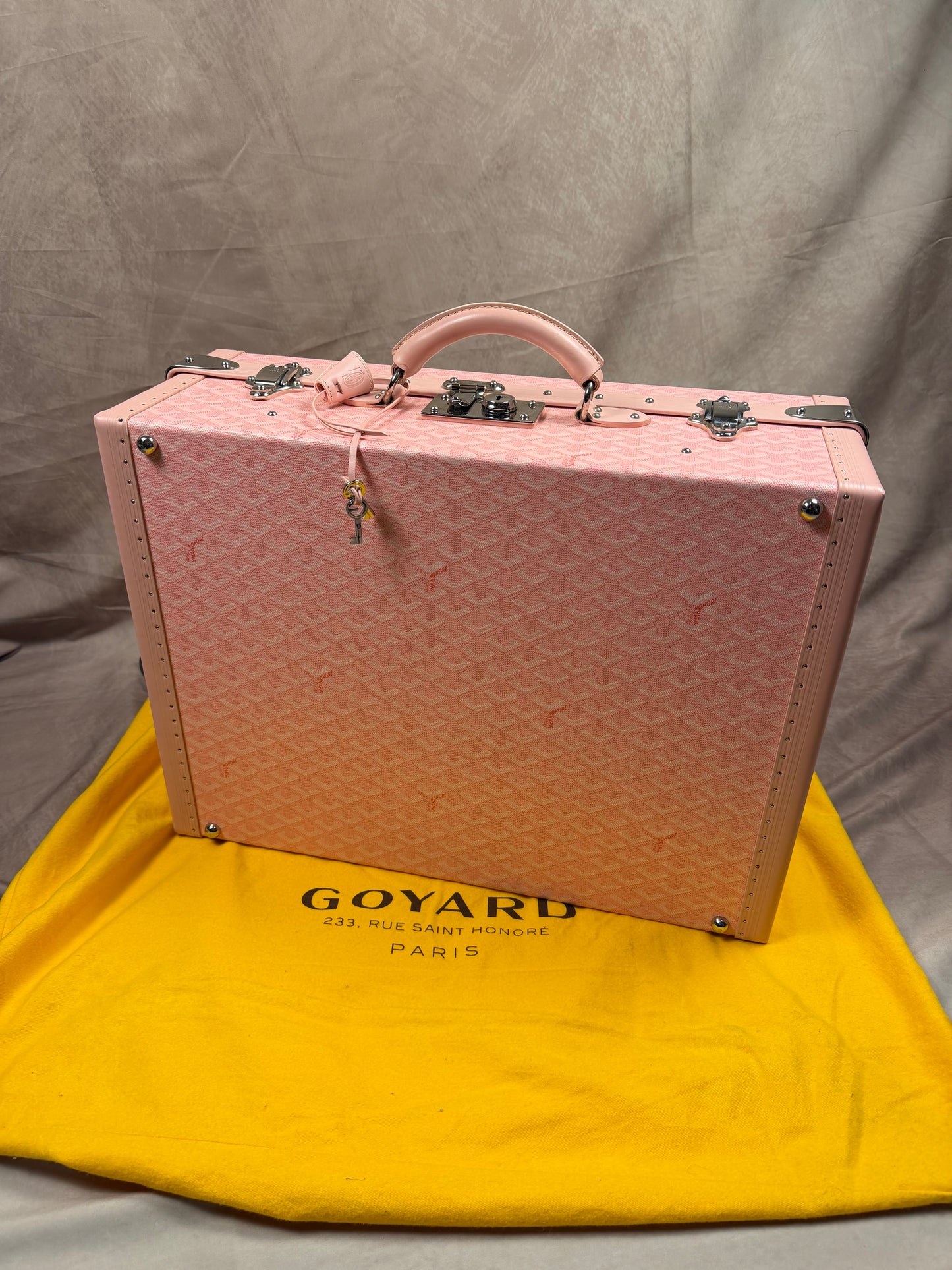 Goyard Special Order VIC Grand Hotel 50 Trunk Bag Sakura Pink (2008)