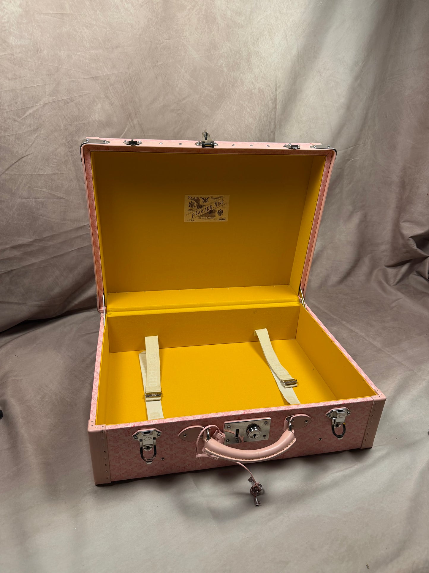 Goyard Special Order VIC Grand Hotel 50 Trunk Bag Sakura Pink (2008)