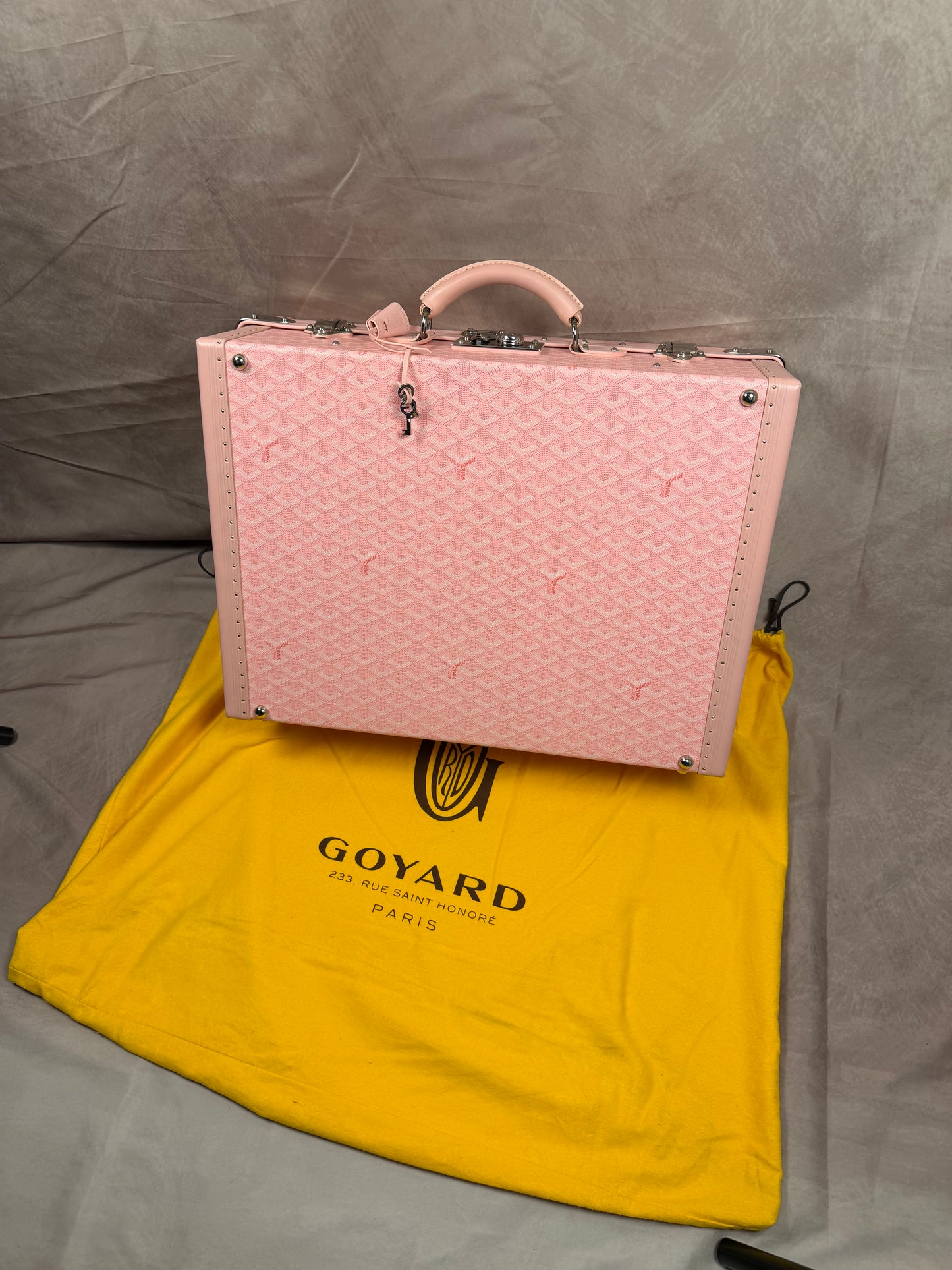 Goyard Special Order VIC Grand Hotel 50 Trunk Bag Sakura Pink (2008)