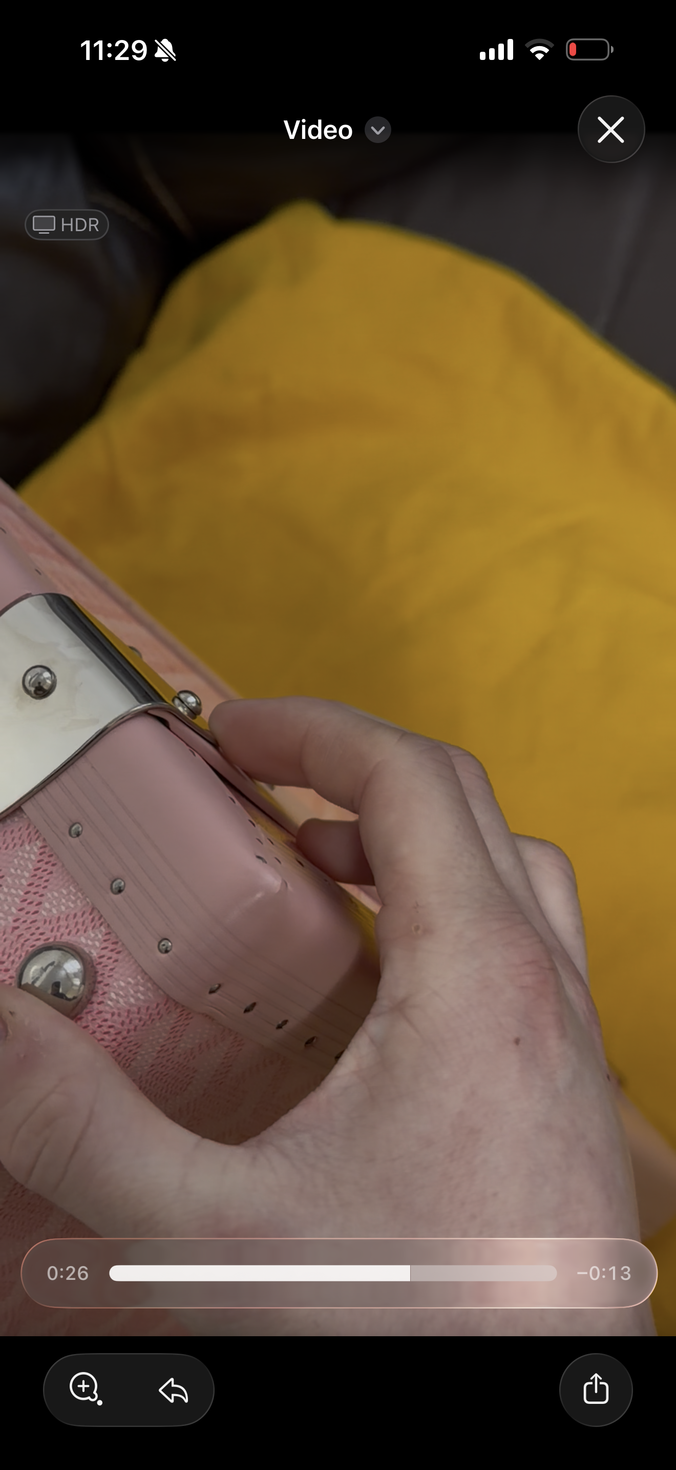 Goyard Special Order VIC Grand Hotel 50 Trunk Bag Sakura Pink (2008)