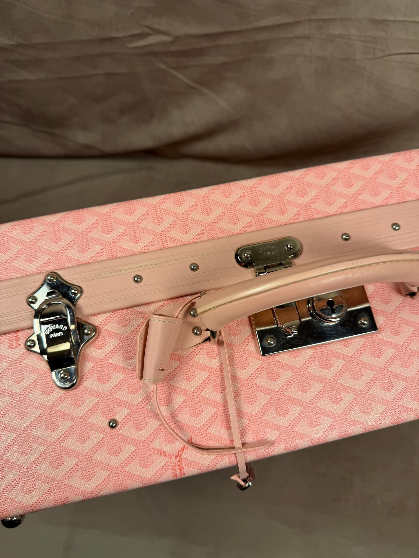 Goyard Special Order VIC Grand Hotel 50 Trunk Bag Sakura Pink (2008)